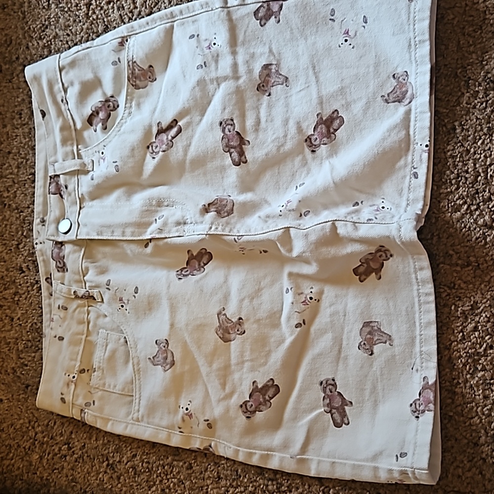 Dazy Teddy mini skirt